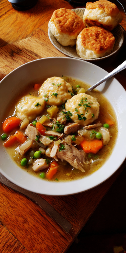 Flat Dumplings Chicken Stew Recipe