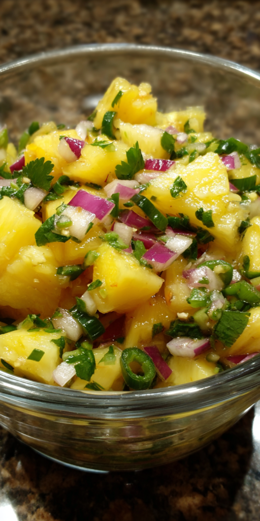 Fresh Pineapple Jalapeno Salsa Recipe