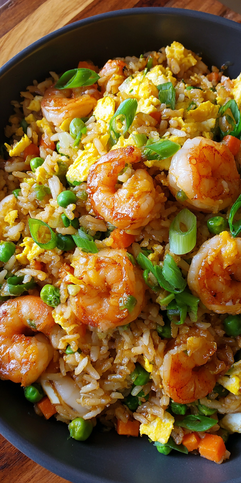 Garlic Butter Shrimp and Asparagus Pasta served warm with cozy spices
