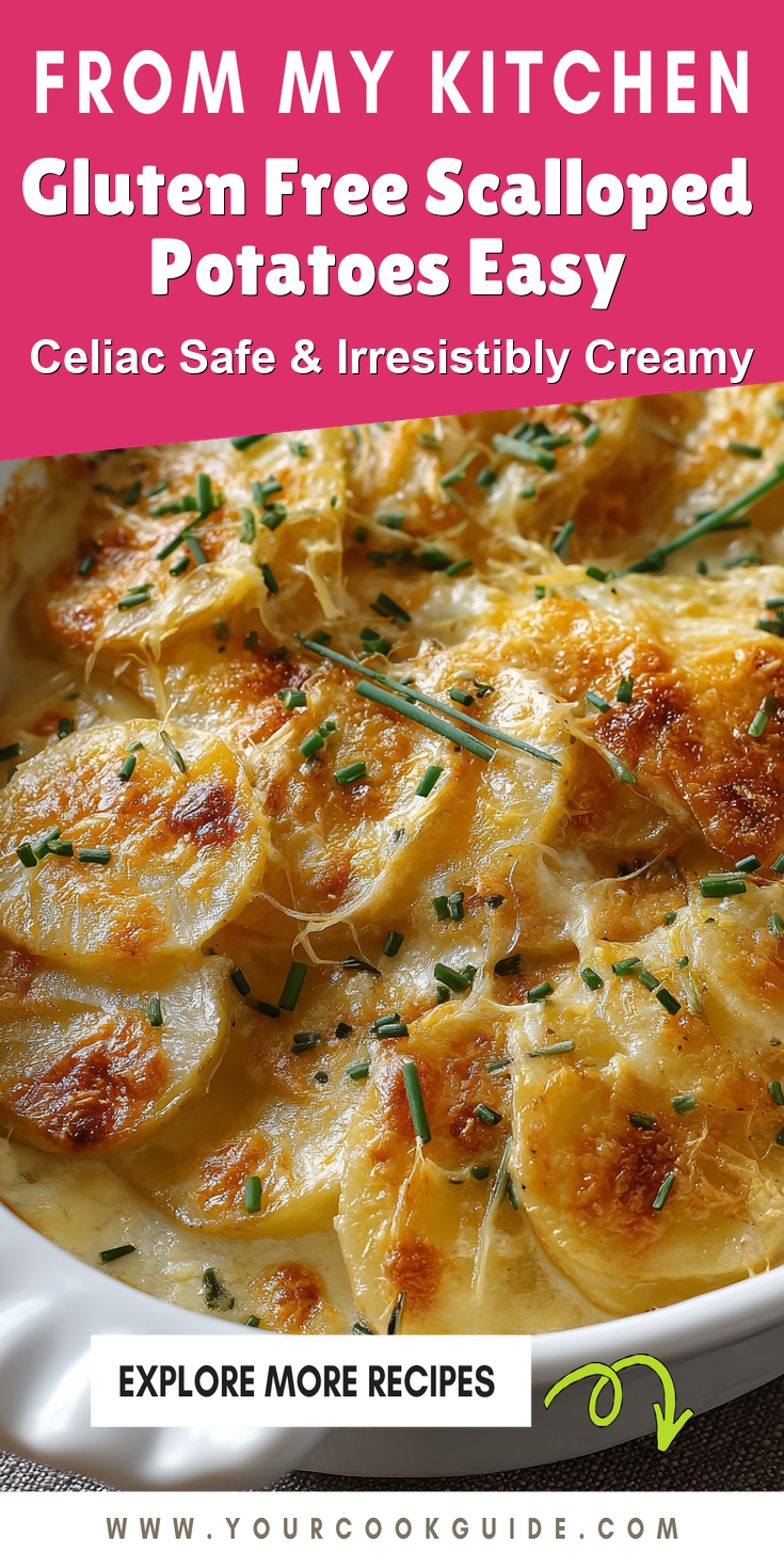 Gluten Free Scalloped Potatoes Easy served warm with cozy spices