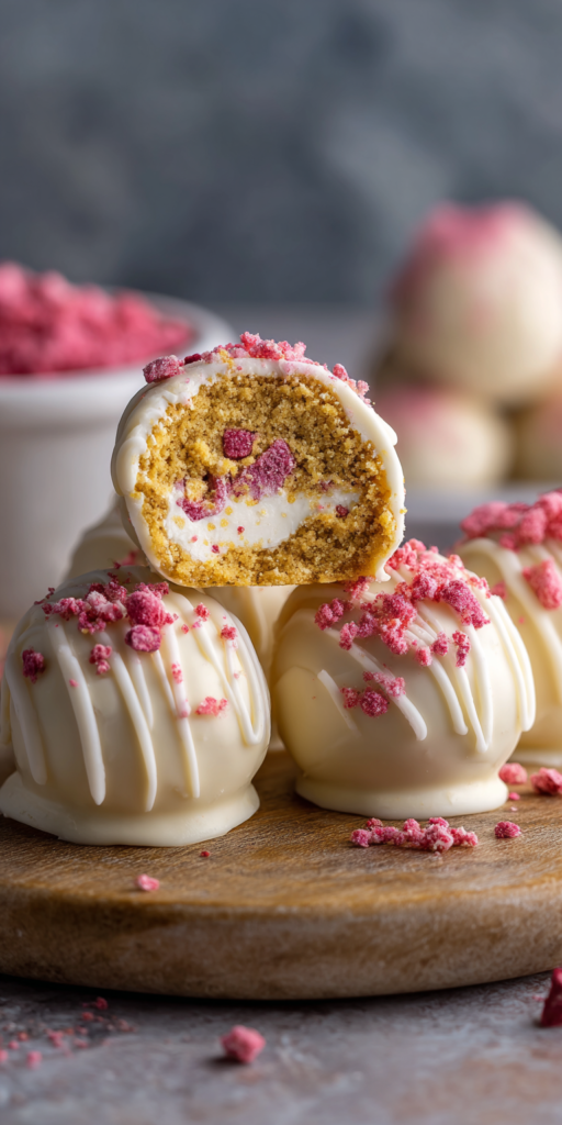 Golden Oreo Strawberry Shortcake Truffles Recipe