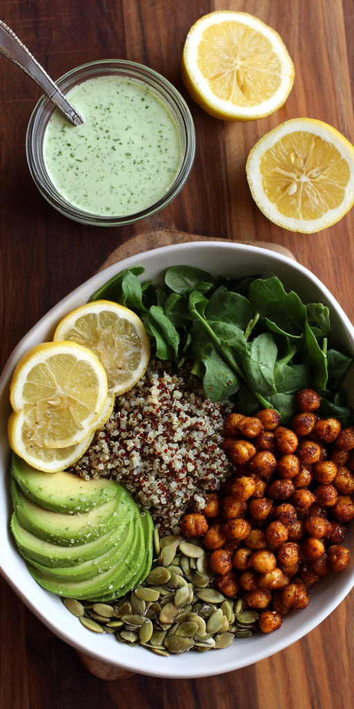 Green Goddess Quinoa Healthy Bowls Recipe