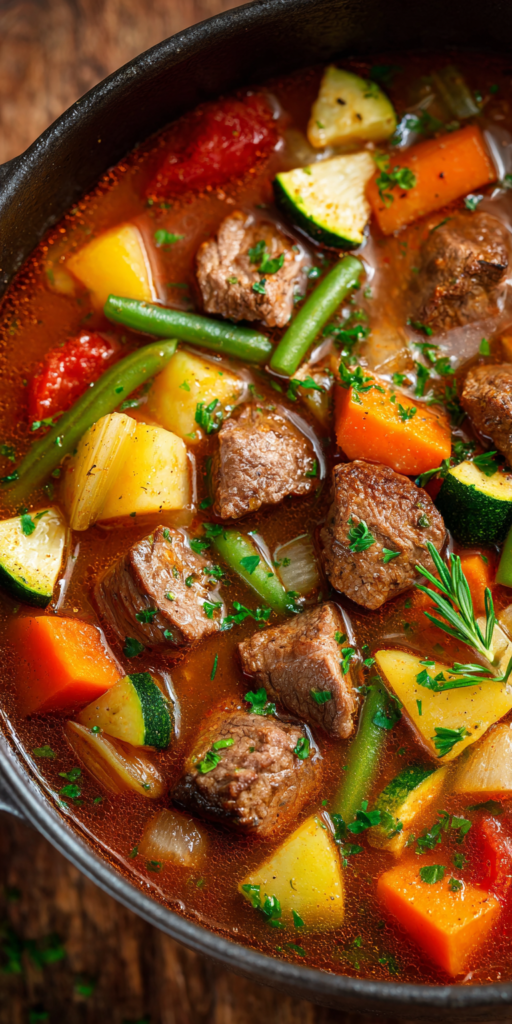 Hearty Venison Vegetable Soup Recipe