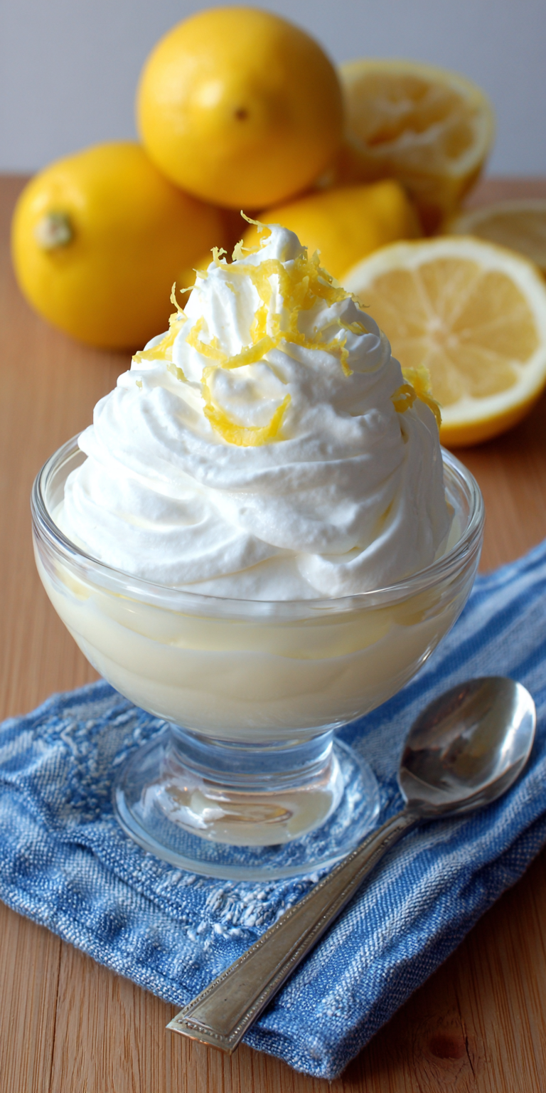 Homemade Lemon Mousse Recipe served warm with cozy spices
