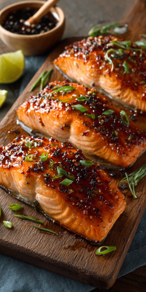 Honey Glazed Salmon Easy Dinner Ideas Recipe