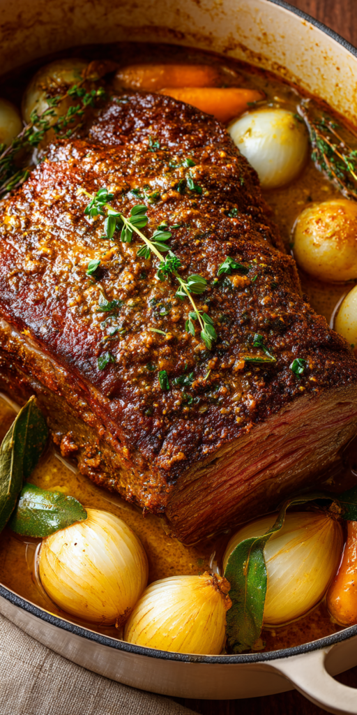 Honey Mustard Glazed Corned Beef Recipe