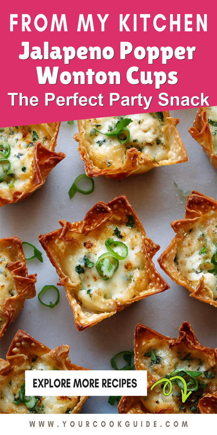 Jalapeno Popper Wonton Cups served warm with cozy spices