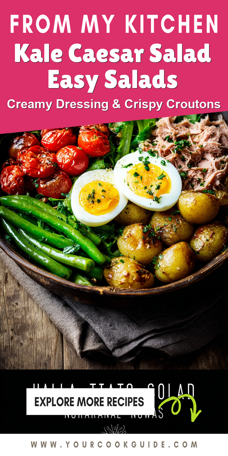 Kale Caesar Salad Easy Salads served warm with cozy spices