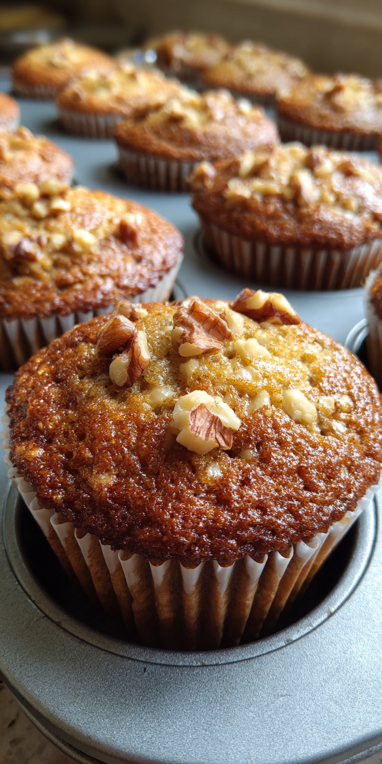 Keto Low Carb Banana Nut Muffins served warm with cozy spices
