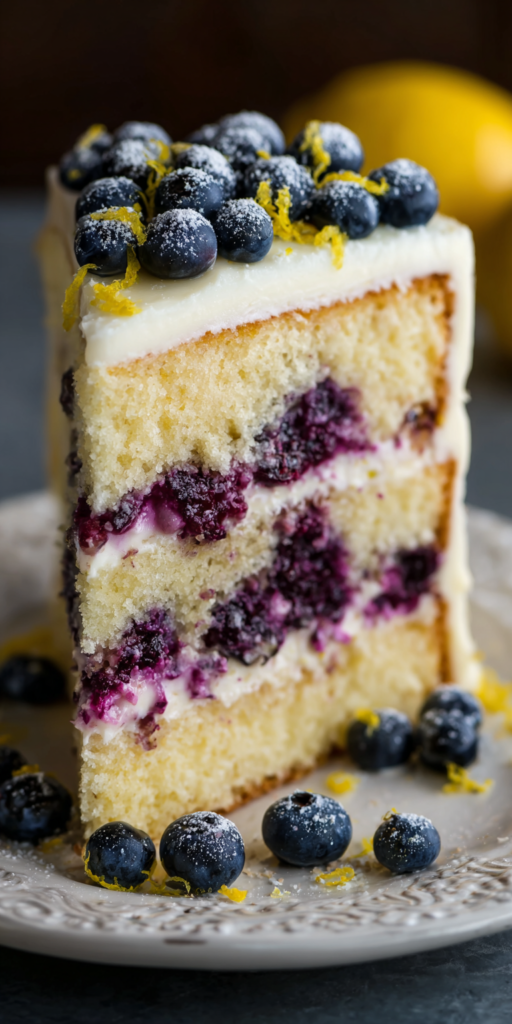 Lemon Blueberry Cake Recipe