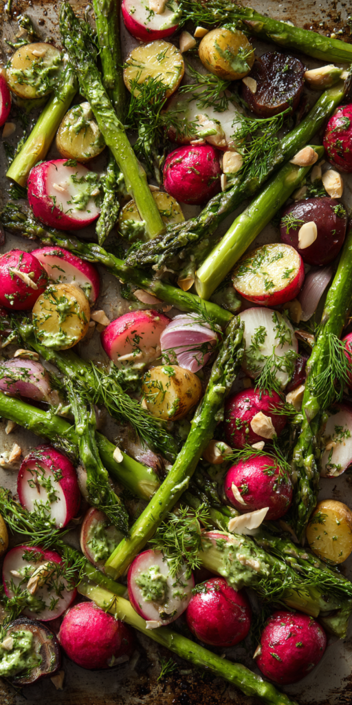 Lemon Herb Asparagus Cold Pasta Salad Recipe