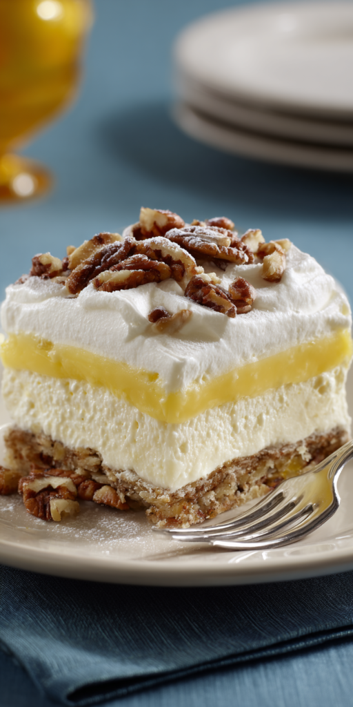 Lemon Lush Layered Dessert Recipe