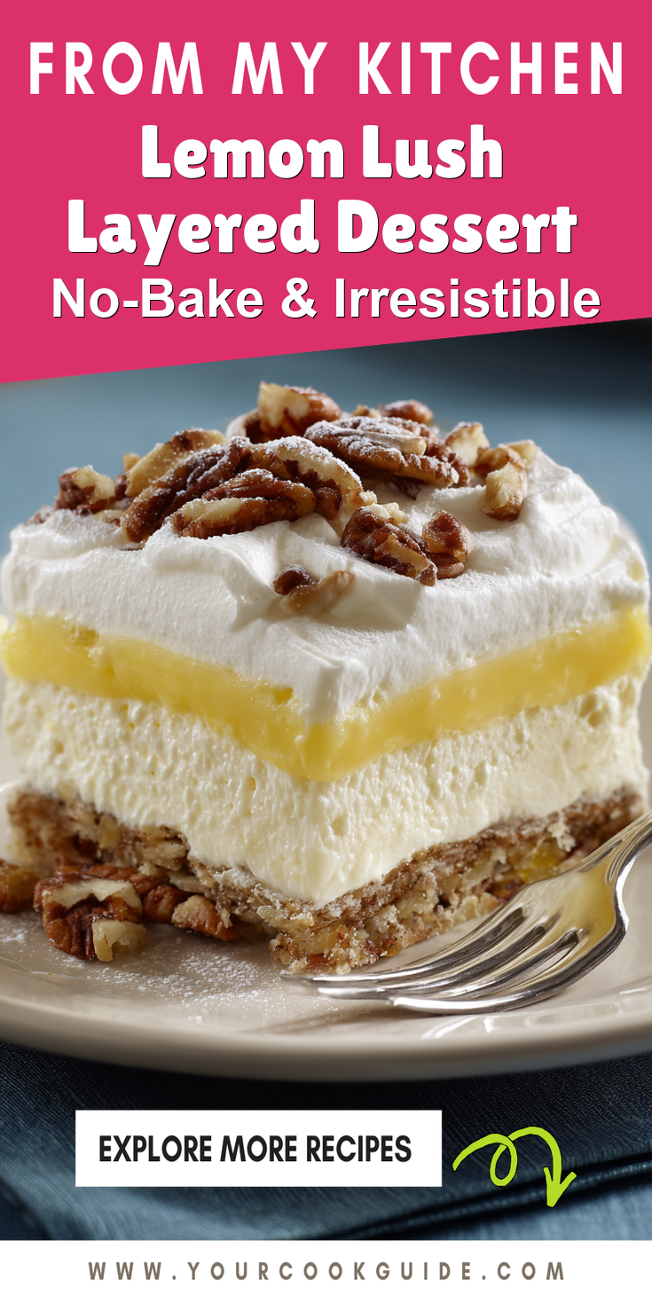 Lemon Lush Layered Dessert served warm with cozy spices