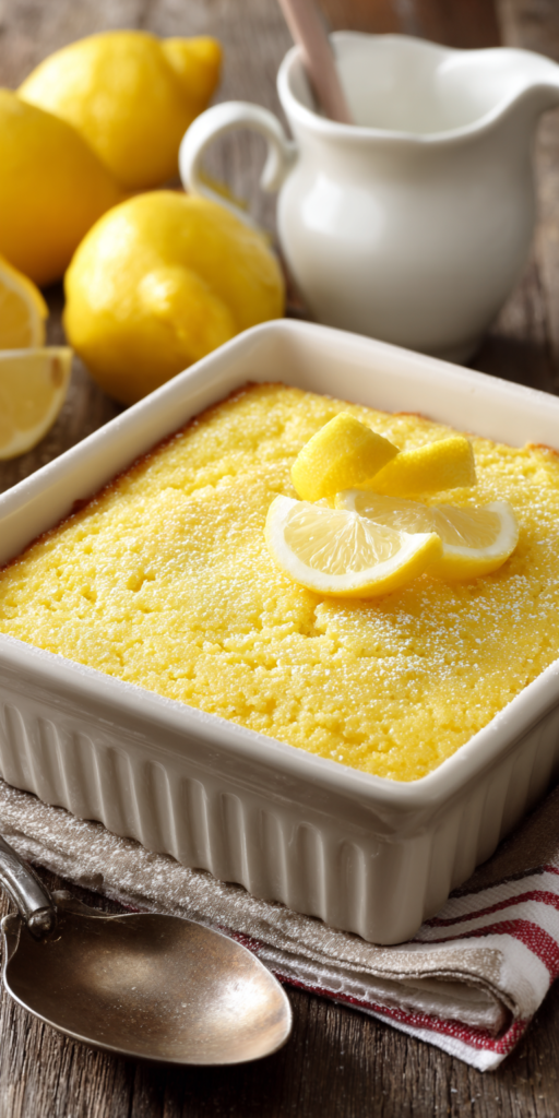 Magic Lemon Cobbler Recipe