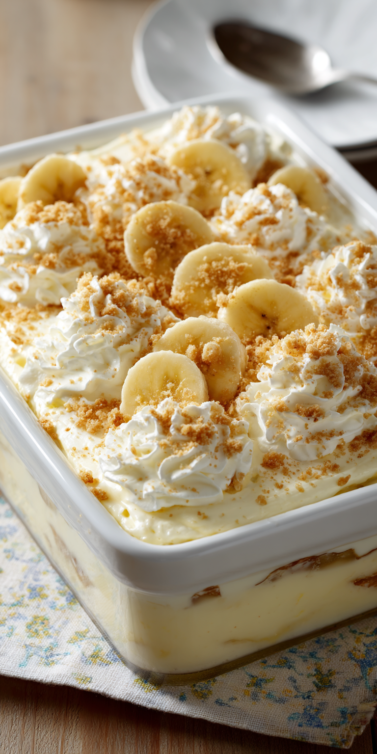 Magnolia Bakery Banana Pudding Dessert served warm with cozy spices