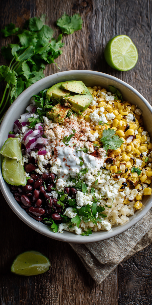 Mexican Street Corn Salad Bowl Recipe
