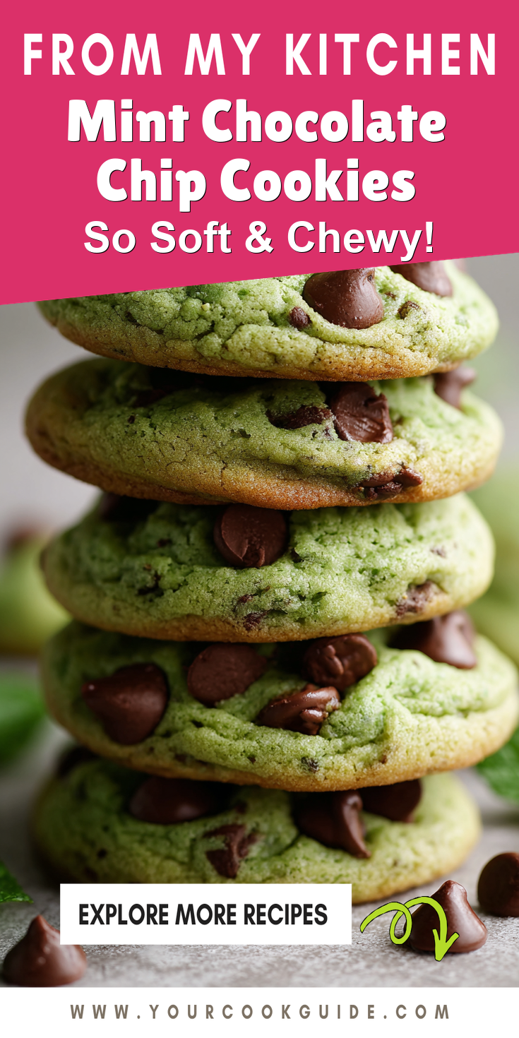 Mint Chocolate Chip Cookies served warm with cozy spices