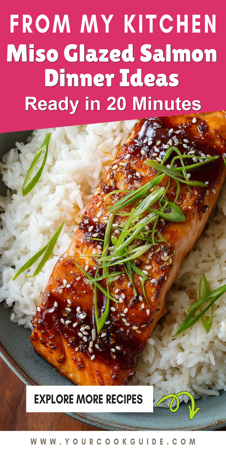 Miso Glazed Salmon Dinner Ideas served warm with cozy spices