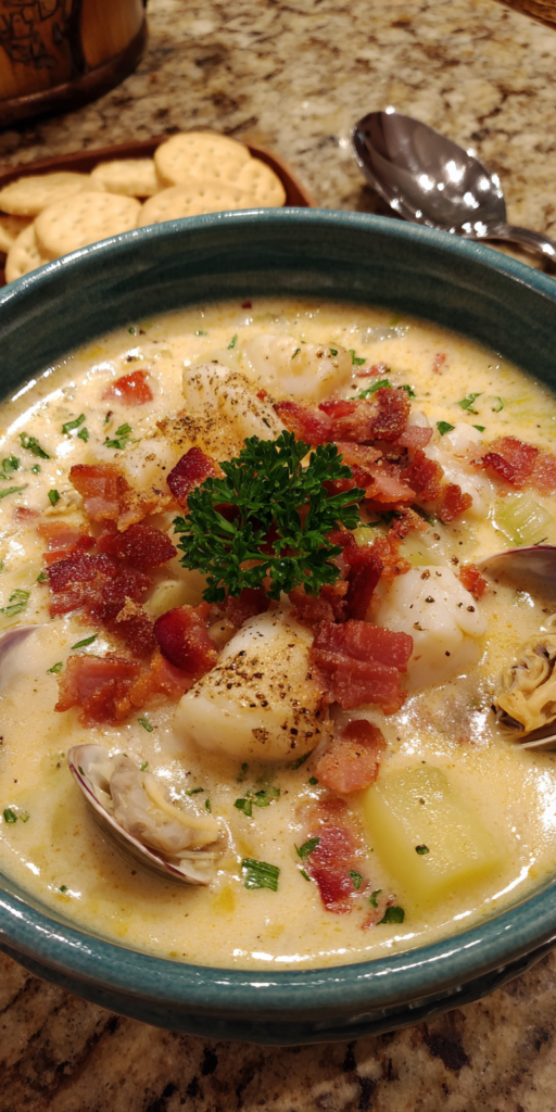 New England Clam Chowder Seafood Recipe