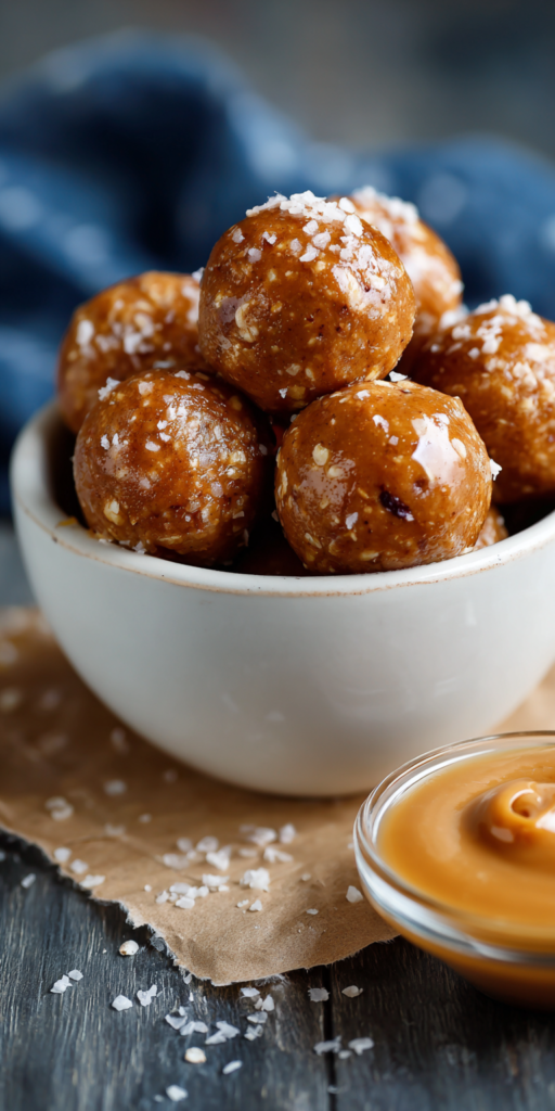 No Bake Peanut Butter Protein Snacks Balls Recipe