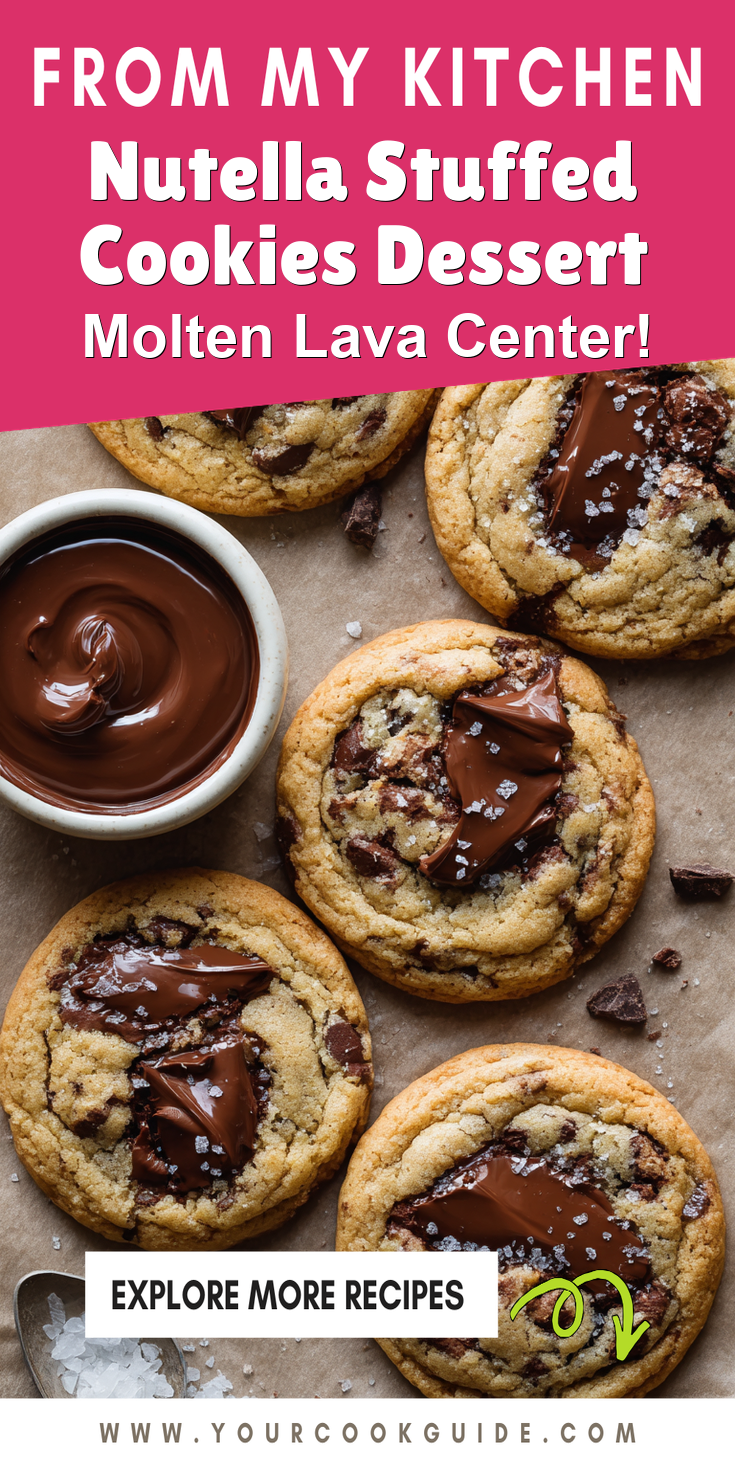 Nutella Stuffed Cookies Dessert served warm with gentle spices and a cozy aroma