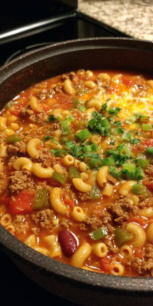 One Pot Chili Mac Simple Dinner Ideas Recipe