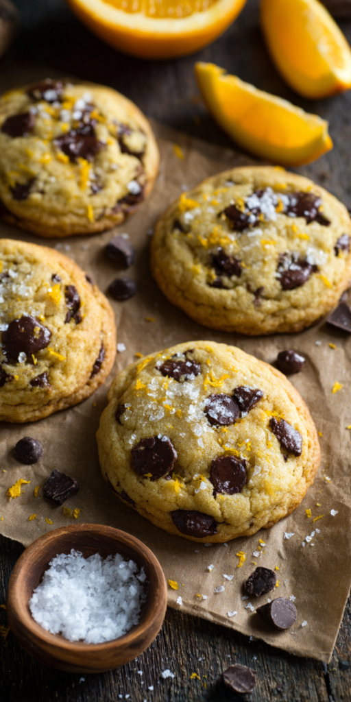 Orange Zest Dark Chocolate Chip Cookies Recipe