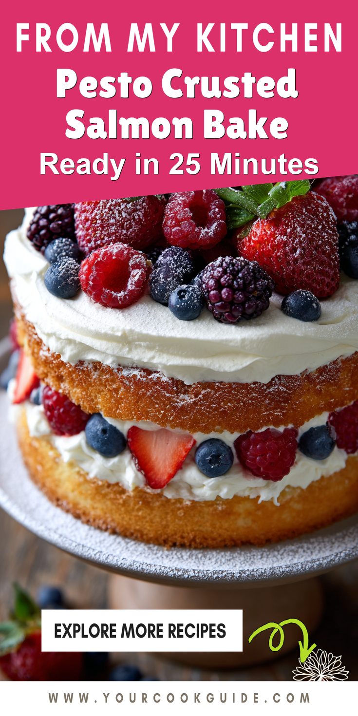 Pesto Crusted Salmon Bake served warm with cozy spices