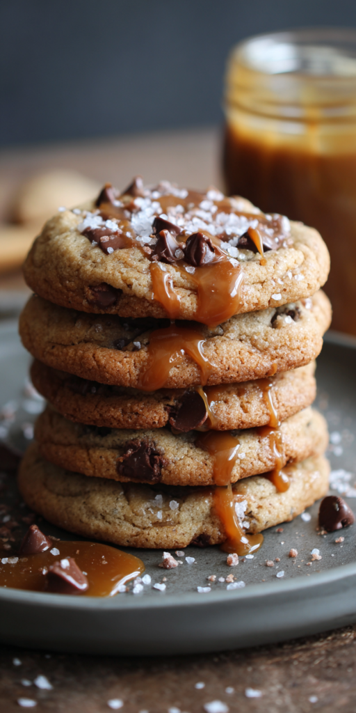 Salted Caramel Chocolate Chip Cookies Recipe