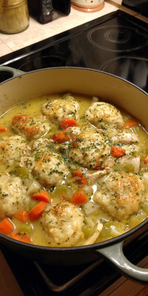 Savory Herb Chicken And Dumplings Recipe