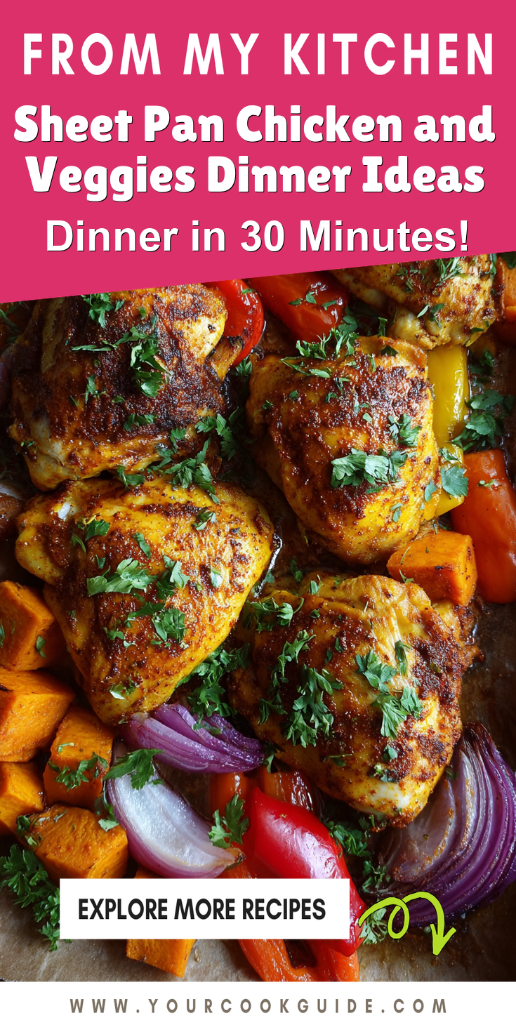 Sheet Pan Chicken and Veggies Dinner Ideas served warm with gentle spices and a cozy aroma