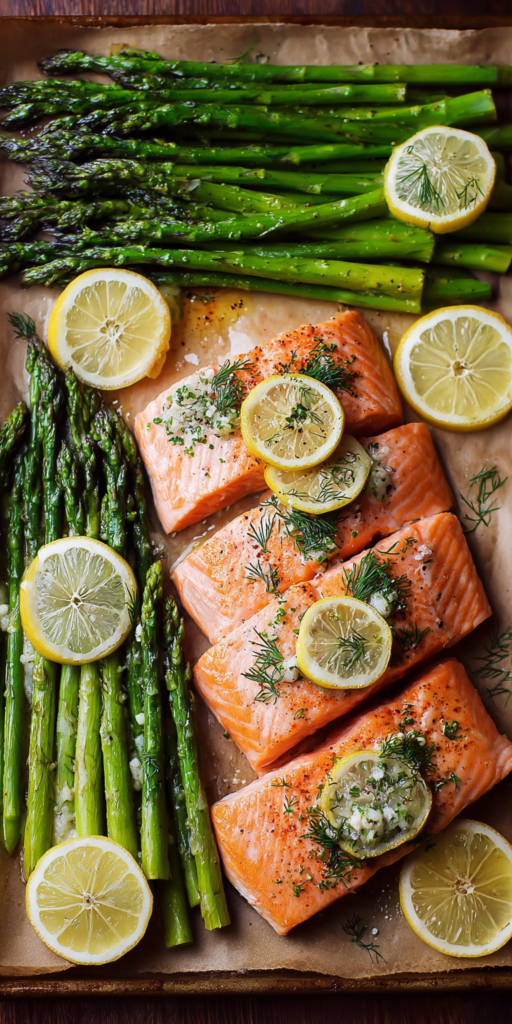 Sheet Pan Salmon and Asparagus Recipe