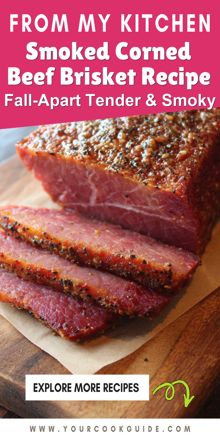 Smoked Corned Beef Brisket Recipe served warm with cozy spices