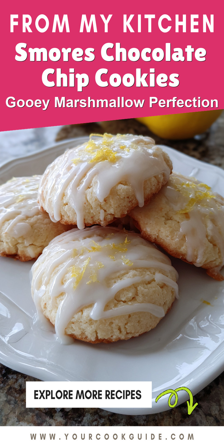 Smores Chocolate Chip Cookies served warm with cozy spices