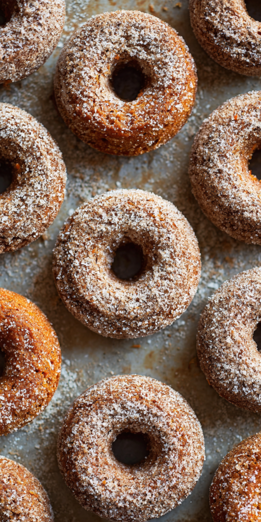 Spiced Carrot Cake Donuts Baked Recipe