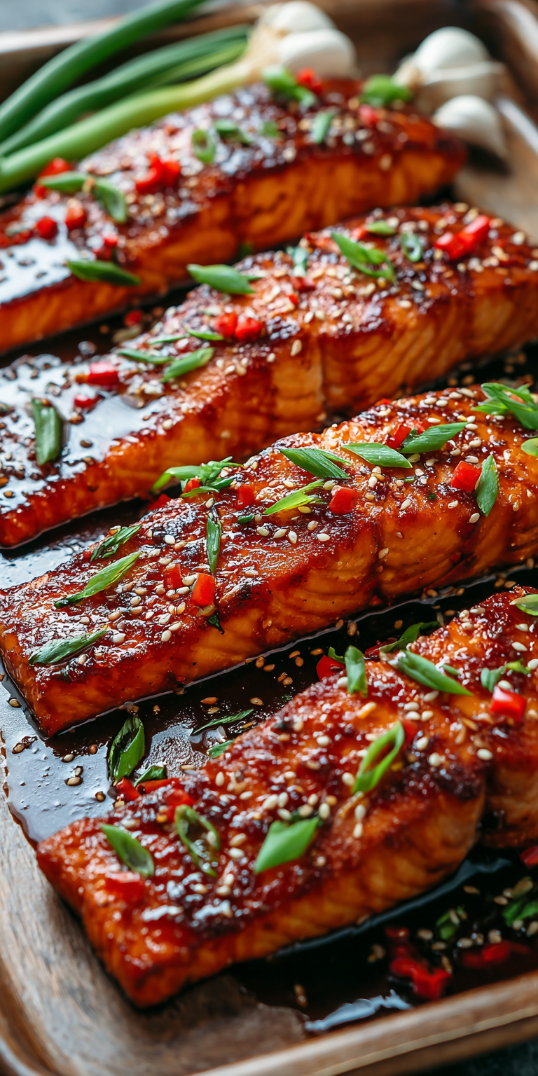 Spicy Firecracker Salmon Meals served warm with cozy spices