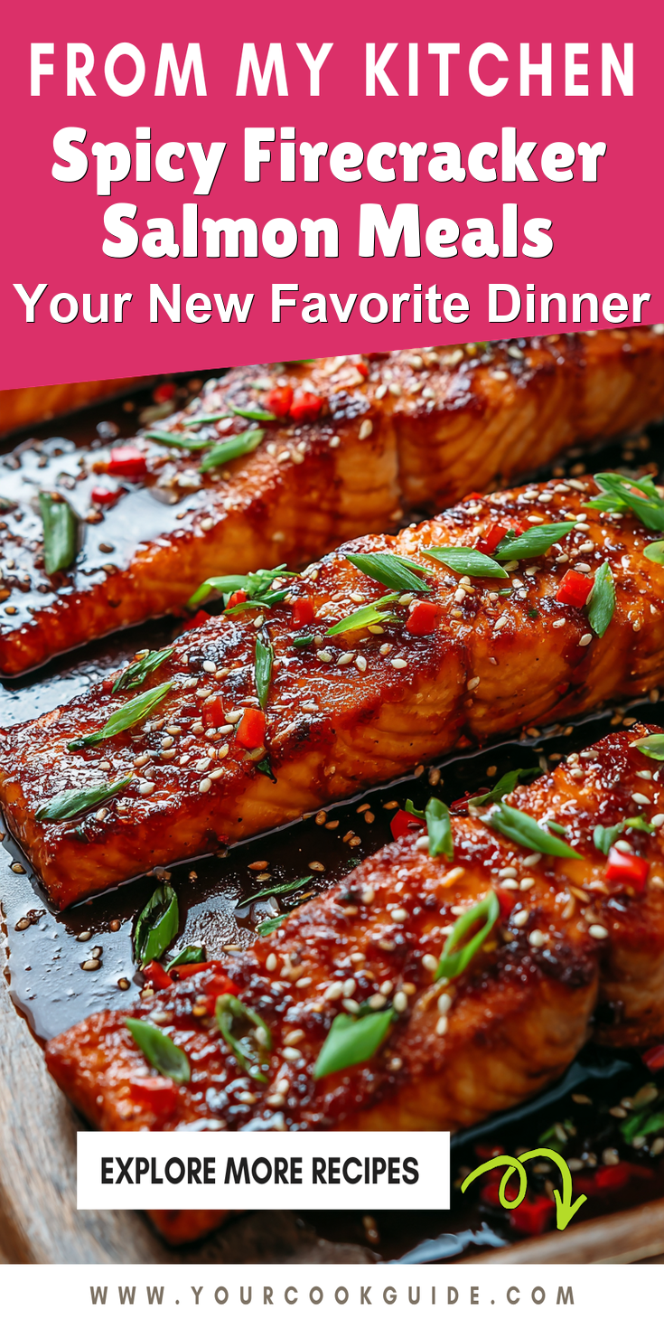 Spicy Firecracker Salmon Meals served warm with cozy spices