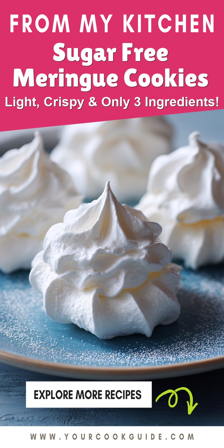 Sugar Free Meringue Cookies served warm with cozy spices