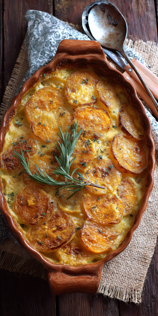 Sweet Potato Scalloped Potatoes Recipe