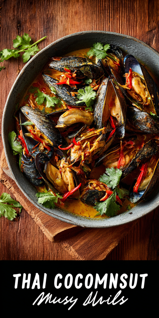 Thai Curry Mussels Seafood Dishes Recipe