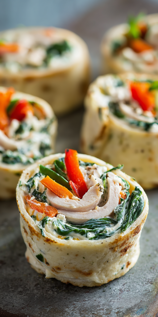 Turkey Pinwheels Healthy Food Dishes Recipe