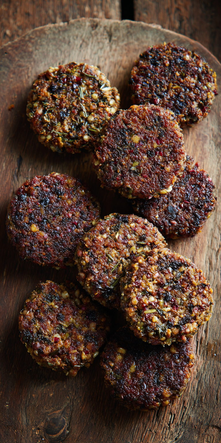 Venison Sausage Breakfast Patties served warm with cozy spices