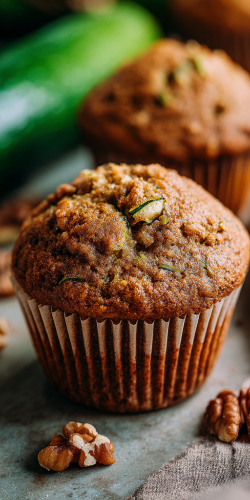 Zucchini Banana Bread Muffins Recipe