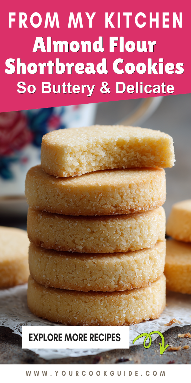 Almond Flour Shortbread Cookies served warm with cozy spices