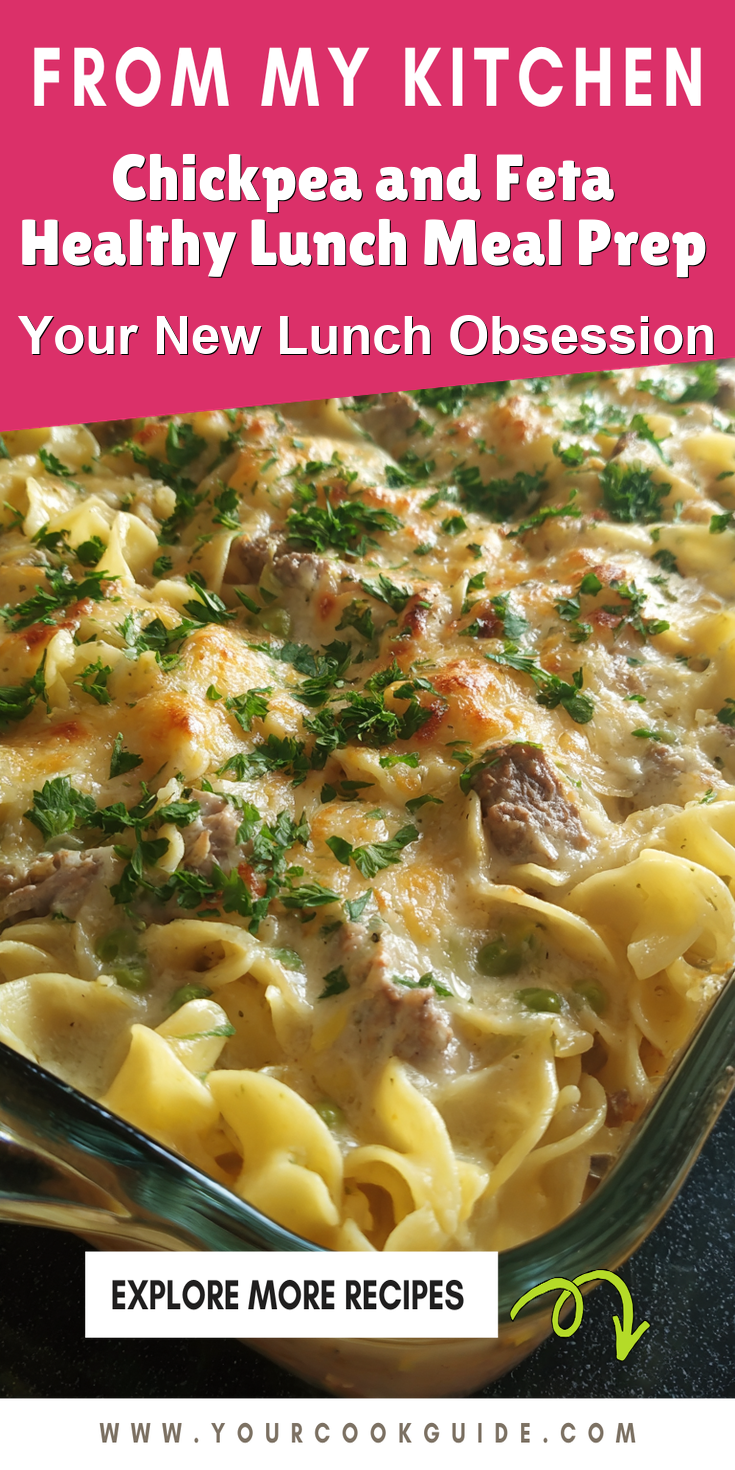 Chickpea and Feta Healthy Lunch Meal Prep served warm with cozy spices