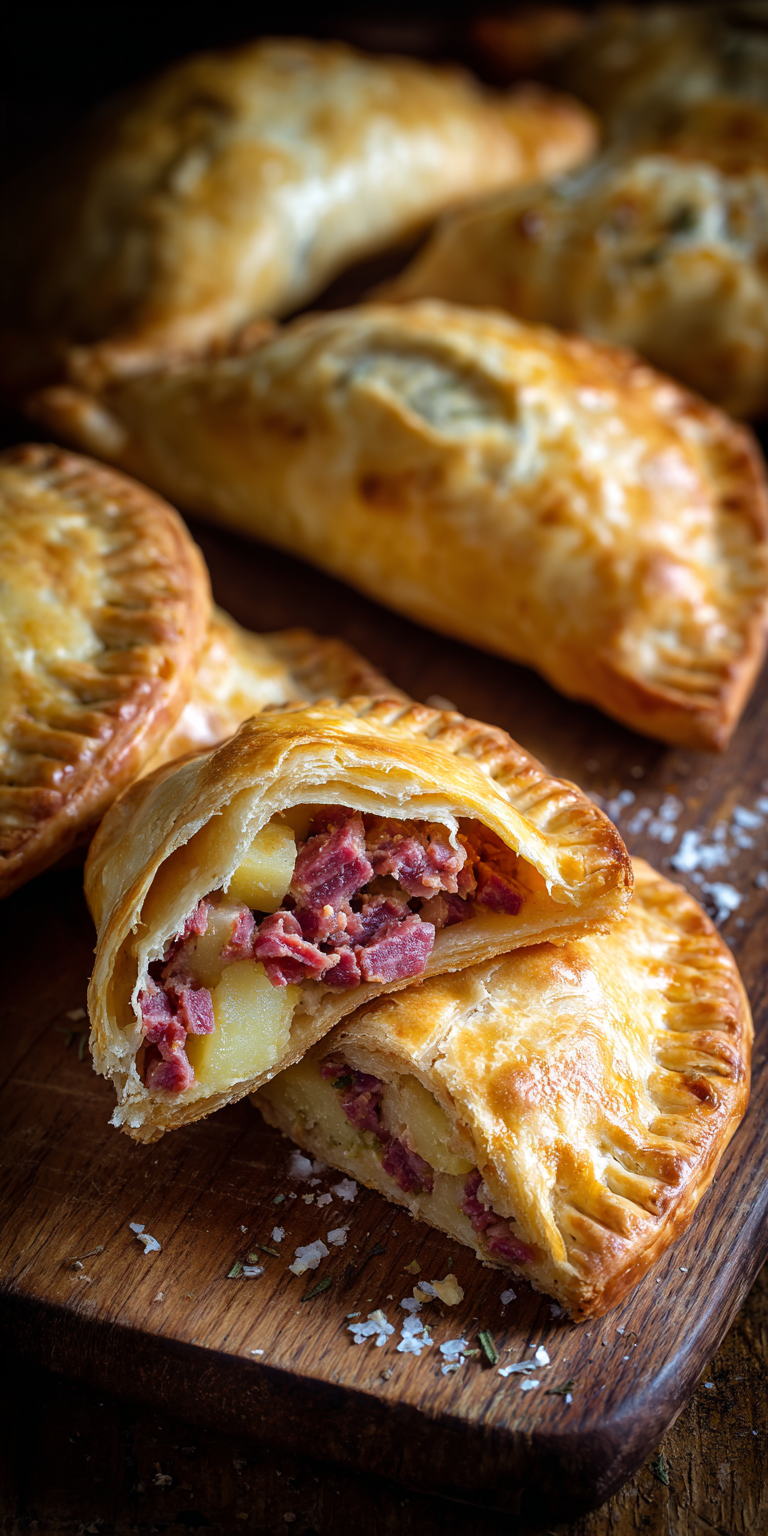 Corned Beef Pasty Hand Pies Recipe