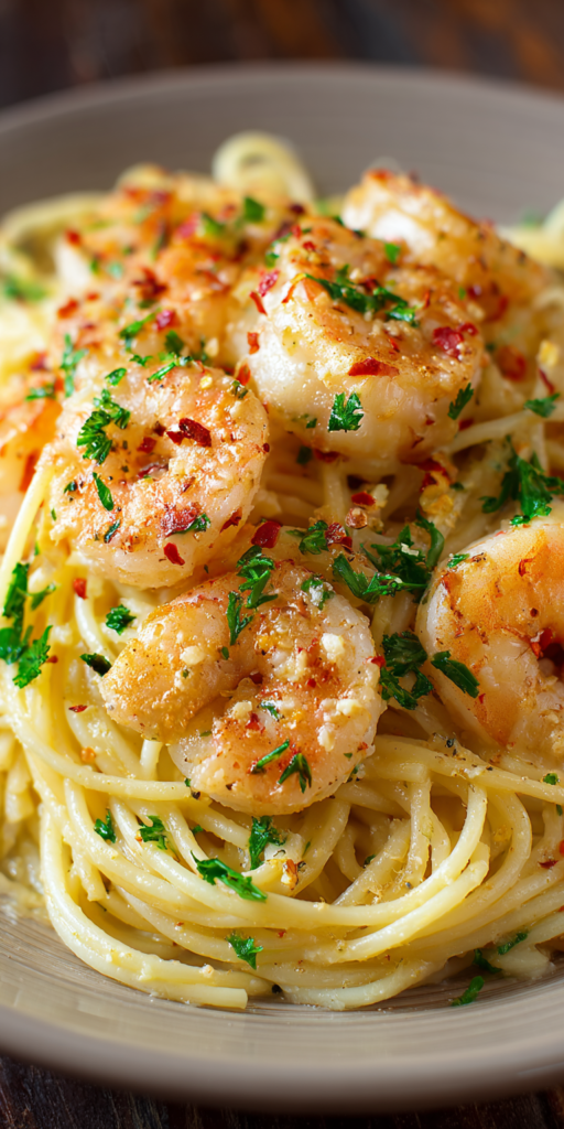 Creamy Shrimp Scampi Pasta Recipe