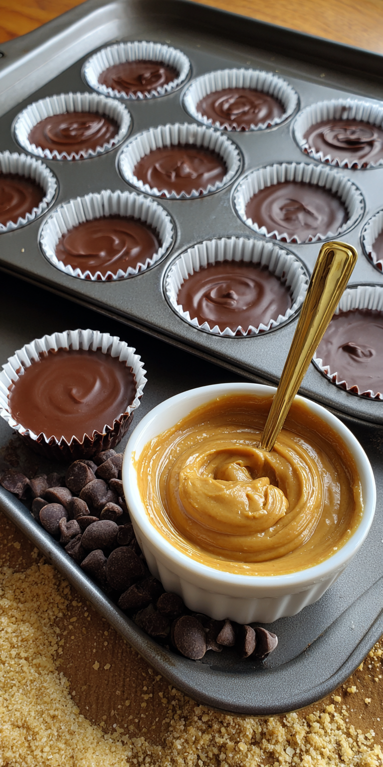 Keto Peanut Butter Cup Dessert served warm with cozy spices
