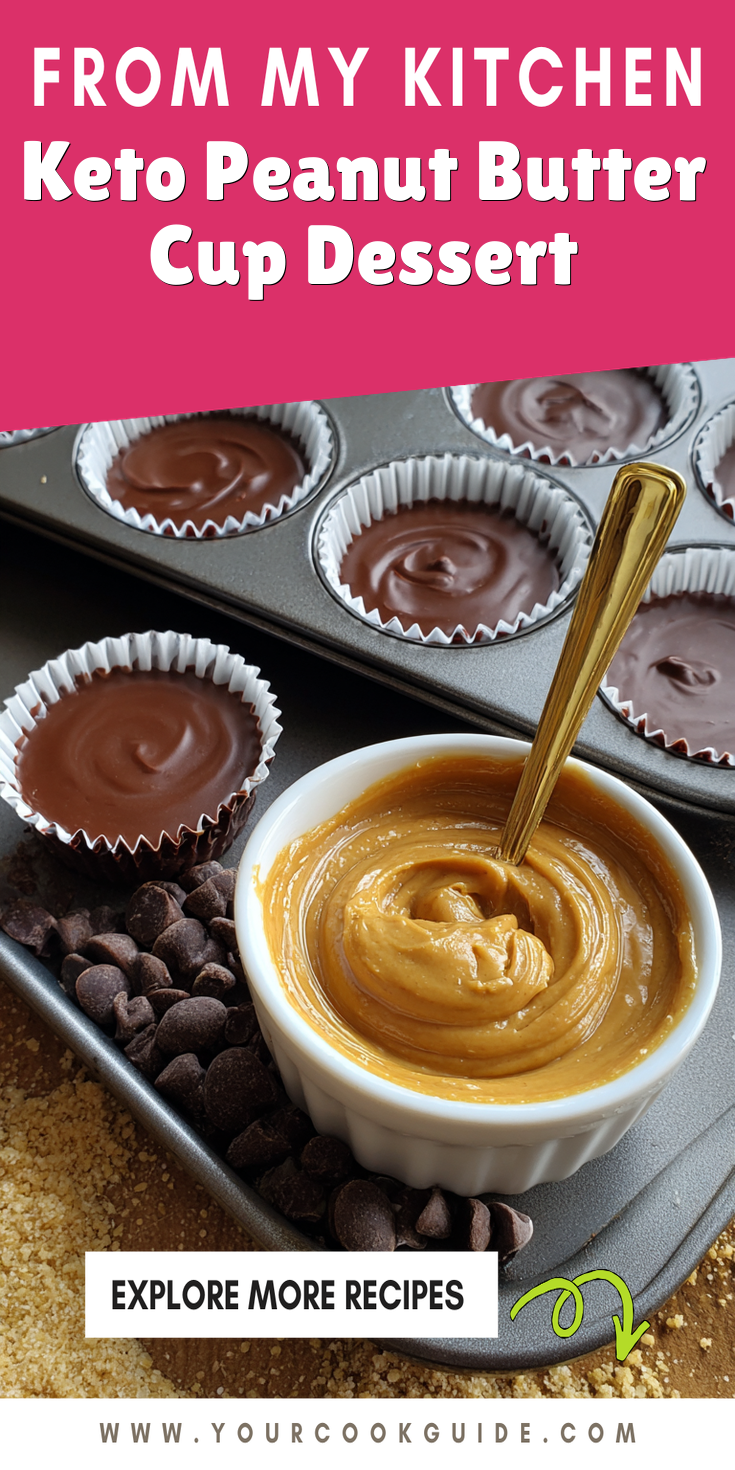 Keto Peanut Butter Cup Dessert served warm with cozy spices