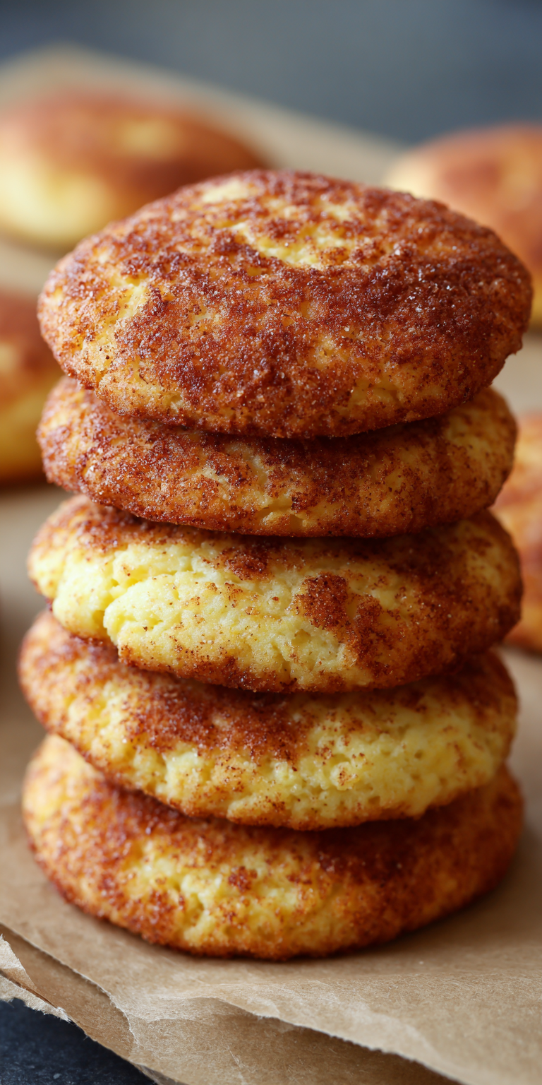 Keto Snickerdoodle Cookies served warm with cozy spices